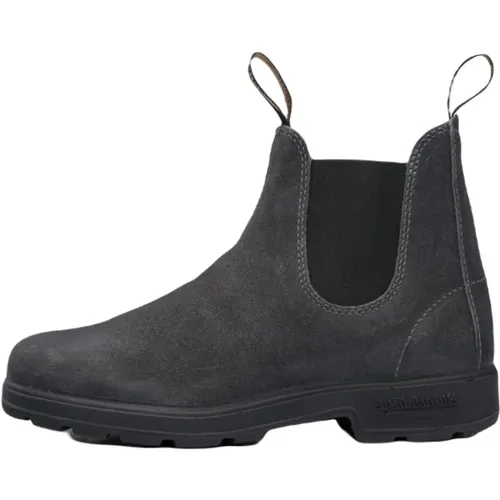 Chelsea Boots, male, , Size: 11 US Lined Rustic Black Boots - Blundstone - Modalova