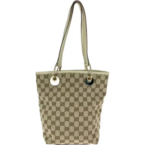 Pre-owned Tote Bags, female, , Size: ONE SIZE Pre-owned Canvas totes - Gucci Vintage - Modalova