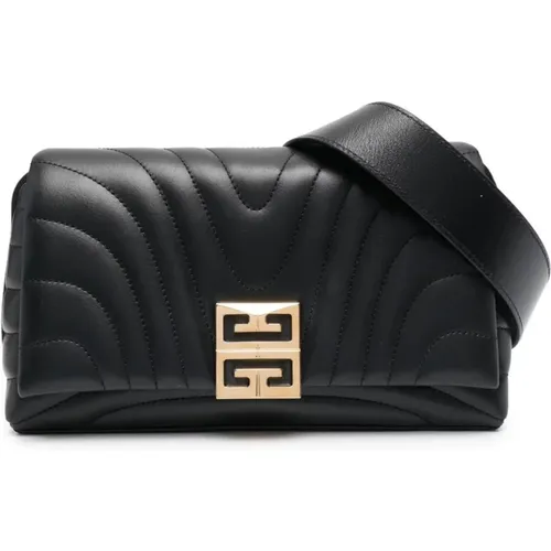 Quilted Logo-Plaque Shoulder Bag , female, Sizes: ONE SIZE - Givenchy - Modalova