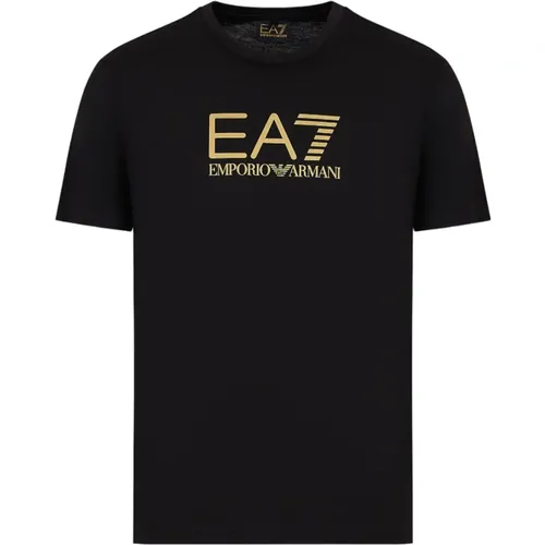 T-Shirts, male, , Size: M Minimalist Short Sleeve T-Shirt - Emporio Armani EA7 - Modalova