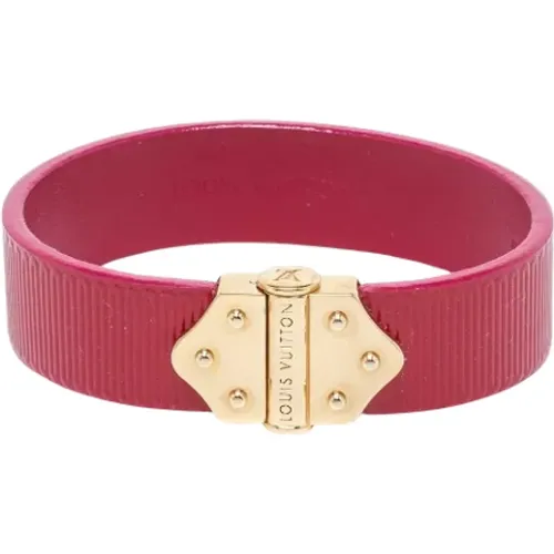 Pre-owned Jewellery, female, , Size: ONE SIZE Pre-owned Leather bracelets - Louis Vuitton Vintage - Modalova