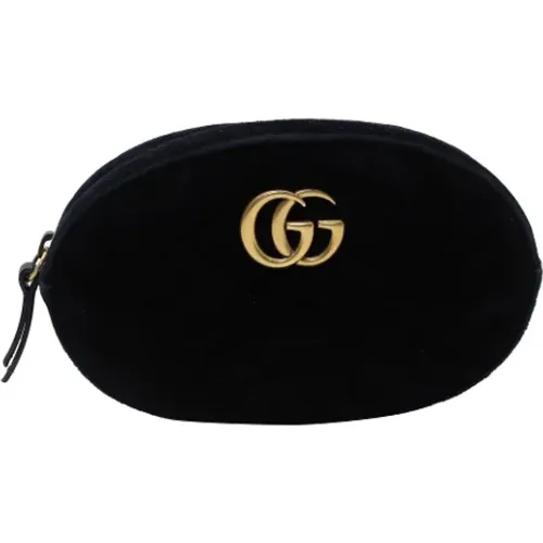 Pre-owned Belt Bags, female, , Size: ONE SIZE Pre-owned Velvet crossbody-bags - Gucci Vintage - Modalova