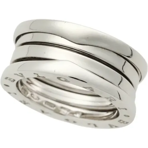 Pre-owned Jewellery, female, , Size: ONE SIZE Pre-owned White Gold rings - Bvlgari Vintage - Modalova