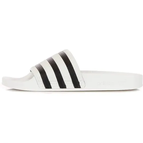 Weiße Slide Hausschuhe , Herren, Größe: 37 EU - Adidas - Modalova