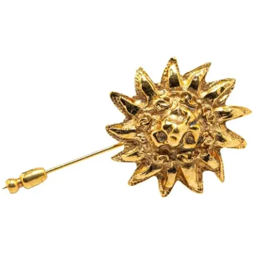 Pre-owned Jewellery, female, , Size: ONE SIZE Pre-owned Metal brooches - Chanel Vintage - Modalova