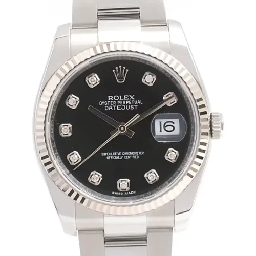 Pre-owned Metal watches , male, Sizes: ONE SIZE - Rolex Vintage - Modalova