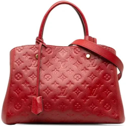 Pre-owned Leather louis-vuitton-bags , female, Sizes: ONE SIZE - Louis Vuitton Vintage - Modalova