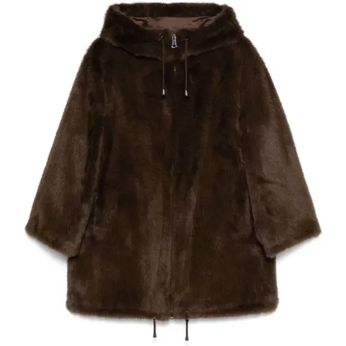 Faux-Fur Pathos Coat , female, Sizes: M - P.a.r.o.s.h. - Modalova