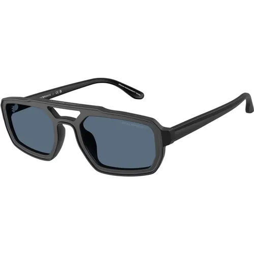 Sunglasses Ea4240U , male, Sizes: 53 MM - Emporio Armani - Modalova