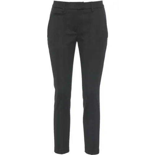 Slim Fit Cropped Chino Hose , Damen, Größe: W27 - Dondup - Modalova