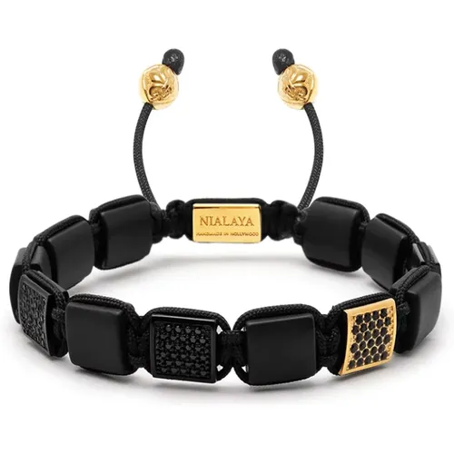 Bracelets , Herren, Größe: 2XL - Nialaya - Modalova