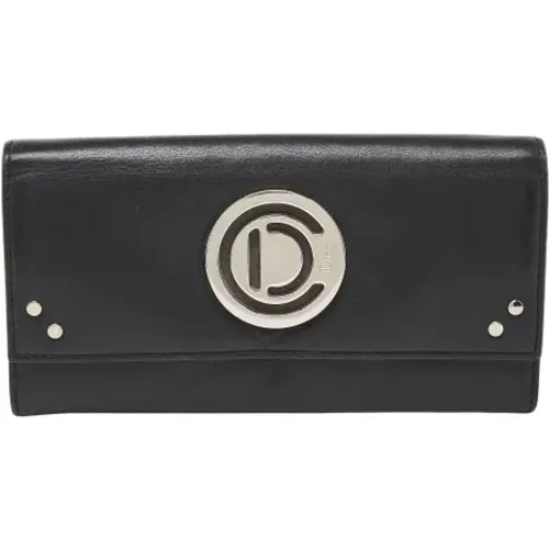 Pre-owned Leather wallets , female, Sizes: ONE SIZE - Dior Vintage - Modalova