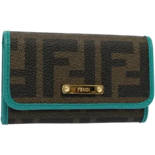 Pre-owned Accessories, female, , Size: ONE SIZE Pre-owned Canvas key-holders - Fendi Vintage - Modalova