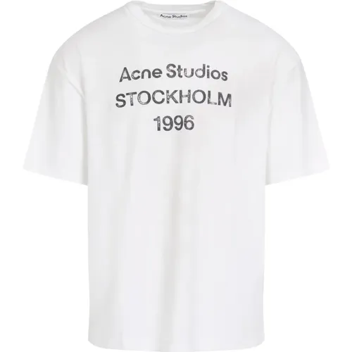 T-Shirts, unisex, , Size: XL Neutral T-Shirt for Unisex - Acne Studios - Modalova