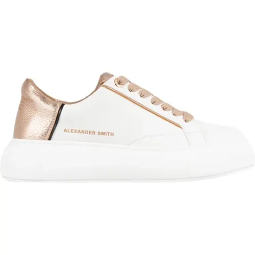 Sneakers, female, , Size: 6 US Eco-Greenwich Woman White Copper - Alexander Smith - Modalova