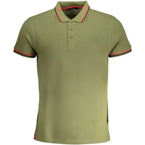 Cotton Polo Shirt with Short Sleeves , male, Sizes: L, M, 2XL, XL - Cavalli Class - Modalova