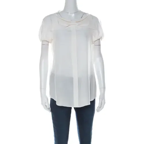 Pre-owned Shirts & Blouses, female, , Size: L Pre-owned Silk tops - Moschino Pre-Owned - Modalova