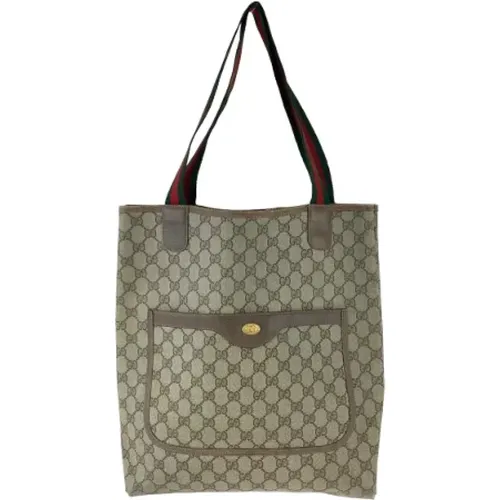 Pre-owned Tote Bags, female, , Size: ONE SIZE Pre-owned Canvas totes - Gucci Vintage - Modalova