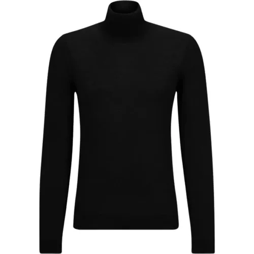 Slim Fit Wool Turtleneck , male, Sizes: 2XL, XL, S, M - Hugo Boss - Modalova