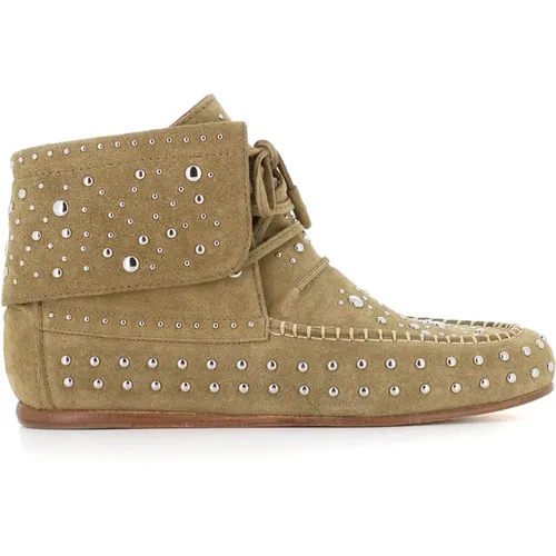 Suede Stud Boots , female, Sizes: 3 UK - Zadig & Voltaire - Modalova