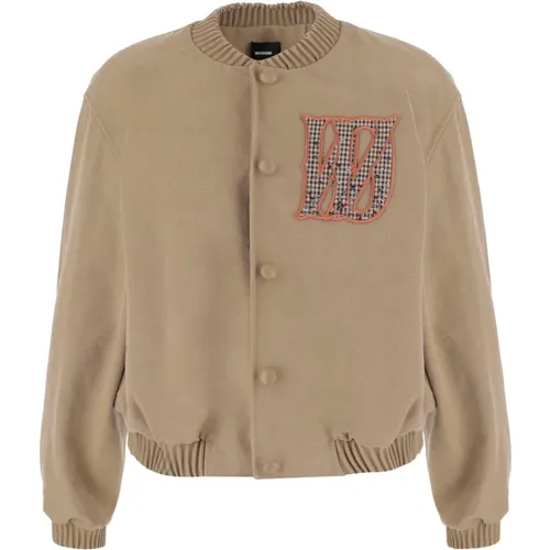 Bomber Jackets, male, , Size: M cotton-blend bomber jacket - We11Done - Modalova