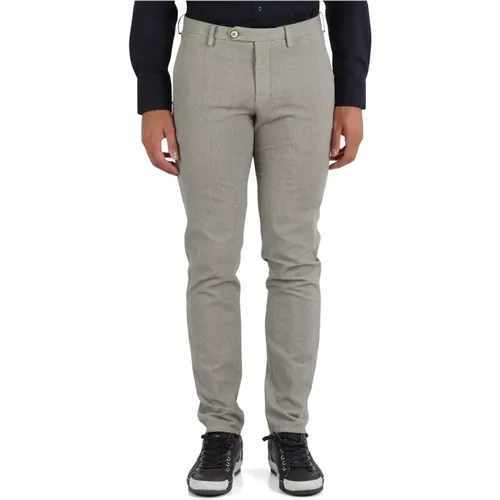 Slim Fit Baumwoll Stretch Hose , Herren, Größe: W36 - Michael Coal - Modalova