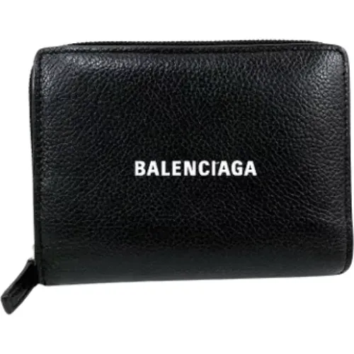 Pre-owned Wallets, unisex, , Size: ONE SIZE Pre-owned Leather wallets - Balenciaga Vintage - Modalova