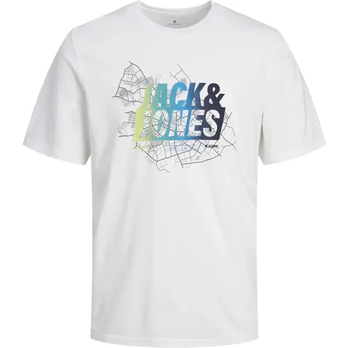 Sommer Karten T-Shirt,Map Summer T-Shirt - jack & jones - Modalova