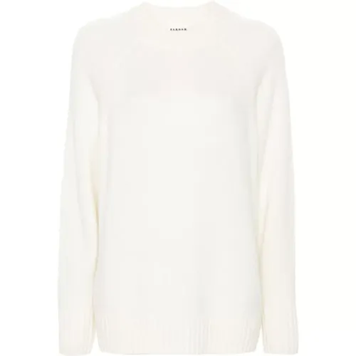 Cashmere Knitwear, female, , Size: S Cream Wool Sweater Knitwear - P.a.r.o.s.h. - Modalova
