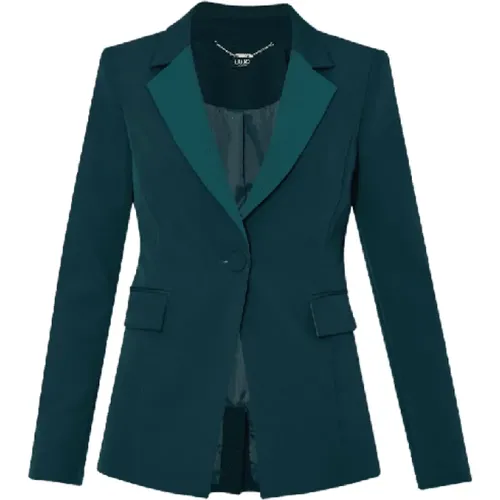 Slim Fit Blazer Elegant Fabric , female, Sizes: S, M, XS - Liu Jo - Modalova