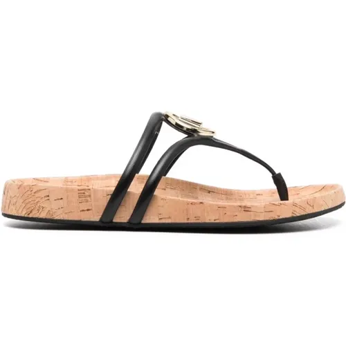 Hampton thong sandals , female, Sizes: 3 UK, 5 1/2 UK, 7 UK - Michael Kors - Modalova