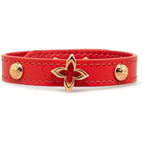 Pre-owned Leather bracelets , female, Sizes: ONE SIZE - Louis Vuitton Vintage - Modalova