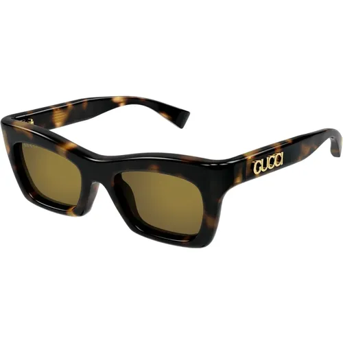 Stylische Sonnenbrille für Frauen , Damen, Größe: 50 MM - Gucci - Modalova
