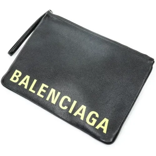 Pre-owned Clutches, female, , Size: ONE SIZE Pre-owned Leather handbags - Balenciaga Vintage - Modalova