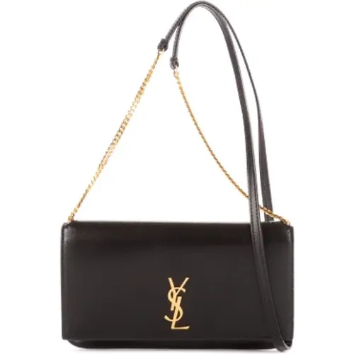 Pre-owned Cross Body Bags, female, , Size: ONE SIZE Pre-owned Leather shoulder-bags - Yves Saint Laurent Vintage - Modalova