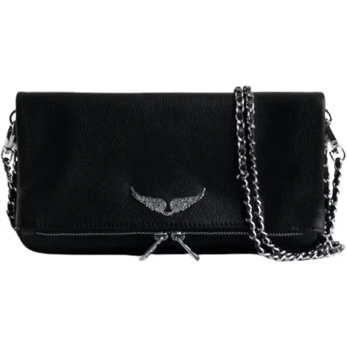Iconic Rock Clutch Bag in , female, Sizes: ONE SIZE - Zadig & Voltaire - Modalova