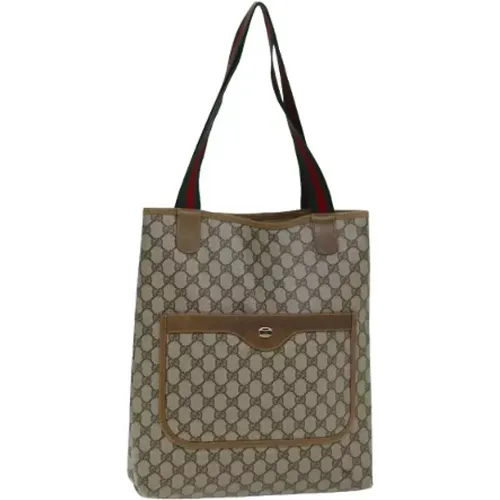 Pre-owned Tote Bags, female, , Size: ONE SIZE Pre-owned Canvas totes - Gucci Vintage - Modalova