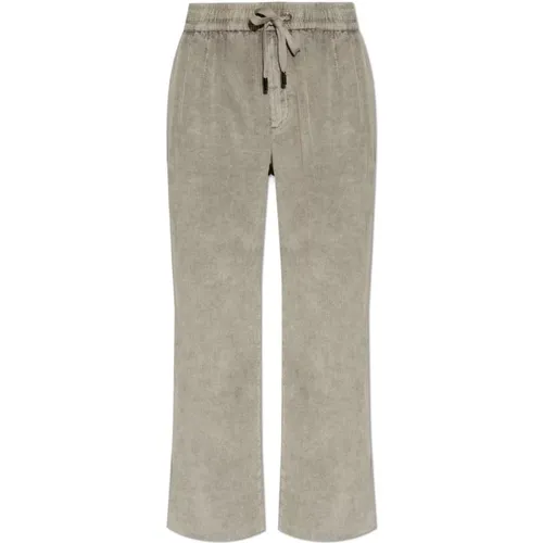 Corduroy trousers , male, Sizes: S, L - Dolce & Gabbana - Modalova