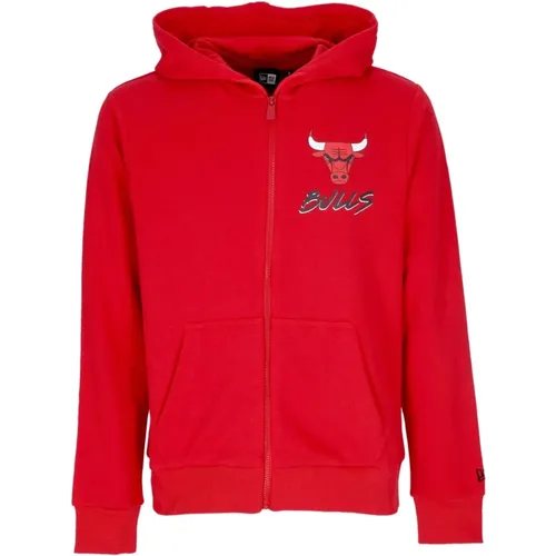 Zip-throughs, male, , Size: S Chicago Bulls Zip Hoodie - new era - Modalova