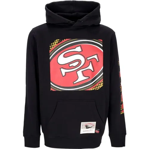 Hoodies, male, , Size: L NFL Big Face Hoodie - Mitchell & Ness - Modalova