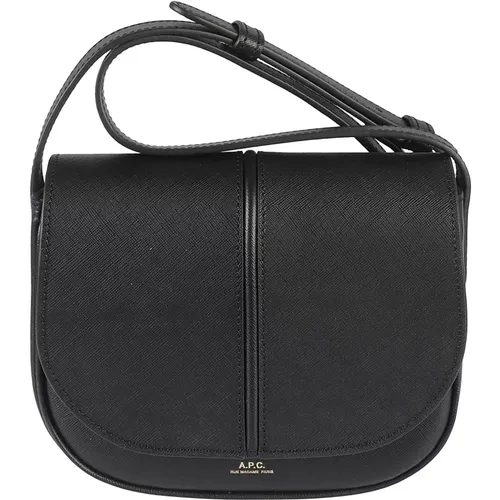 Elegant Leather Crossbody Bag , female, Sizes: ONE SIZE - A.p.c. - Modalova