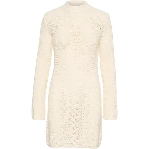 Elegant Feminine Knit Dress Whisper , female, Sizes: 2XL, L, S, XS, XL, M - Soaked in Luxury - Modalova