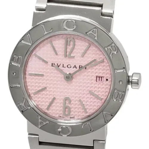 Pre-owned Watches, female, , Size: ONE SIZE Pre-owned Stainless Steel watches - Bvlgari Vintage - Modalova