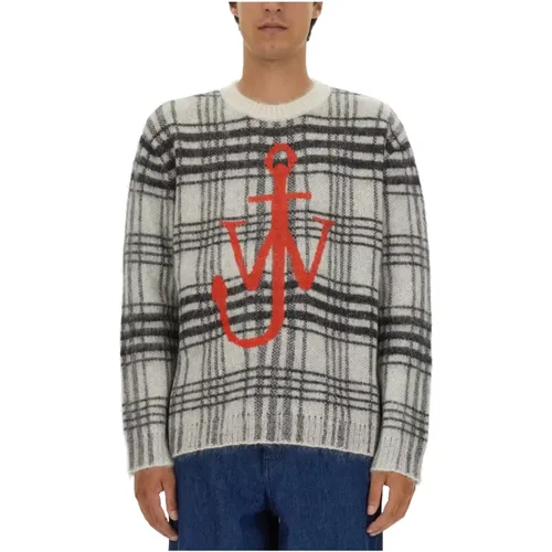 Logo Jersey Wollmischung Pullover - JW Anderson - Modalova