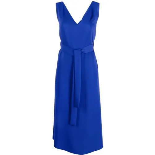 Blaue Midi Kleider für Frauen , Damen, Größe: XL - P.a.r.o.s.h. - Modalova