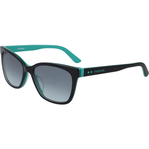 Black Turquoise Sunglasses - Calvin Klein - Modalova