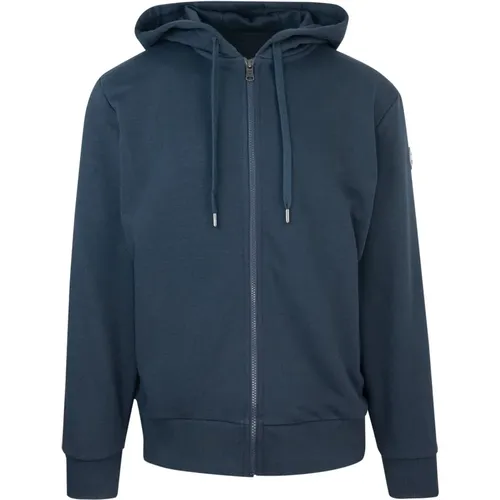 Zip-throughs, male, , Size: S Hooded Sweater Spring Weight Zipper Closure - Colmar - Modalova