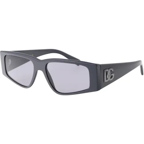 Stylische Sonnenbrille mit Modell 0Dg4453 , Herren, Größe: 55 MM - Dolce & Gabbana - Modalova