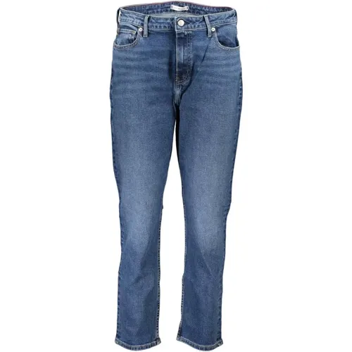 Slim Cigarette Washed Effect Jeans , female, Sizes: W31 L30, W26 L30, W28 L30, W29 L30, W32 L30, W27 L30, W25 L30, W30 L30 - Tommy Hilfiger - Modalova