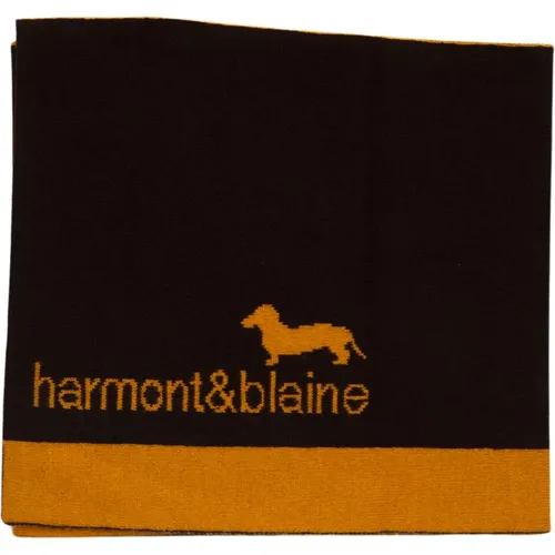 Winter Scarves, male, , Size: ONE SIZE Double-face Scarf - Harmont & Blaine - Modalova